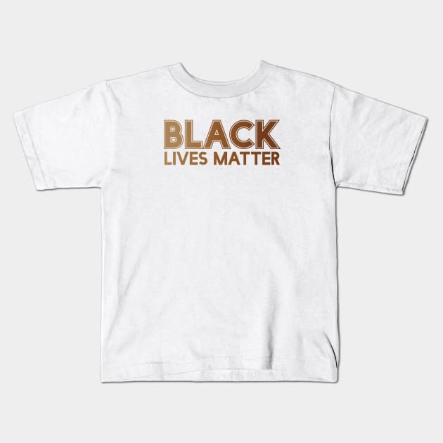 Black Lives Matter | African American | Protest Kids T-Shirt by UrbanLifeApparel